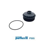 Oil filter housing and gasket PURFLUX P505 for FORD