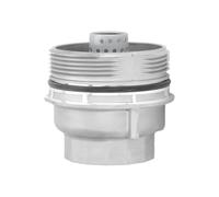 Oil Filter Housing Cap Assembly with Drain Plug Compatible with Sienna Venza Avalon (Part Numbers 15643-31050 15620-31060)(cover assembly)
