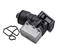 Oil Filter Housing + Cooler Cap & Gasket Kit for Audi A3 VW Golf VI Seat Exeo