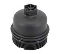 Oil Filter Housing Cover Cap Compatible with for Ford Transit MK7 2.2 2.4 Diesel and for Mondeo MK4 2007-2014, Replaces 3M5Q-6737-AA, 1303477, 1103L7, Black Plastic