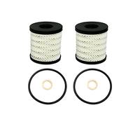 Oil Filter Kit 2 Pack Fit for Mini Cooper R56 R60 R58 R59 Countryman Clubman Paceman Coupe Replace 11427622446