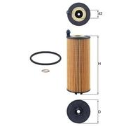 MAHLE Oil Filter Element - OX1302D