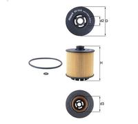 Oil filter Filter Insert OX 1312D KNECHT for VOLVO LYNK & CO