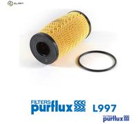 Purflux Oil Filter L997 6261840025 for Mercedes-Benz C-Class W205 OM 626.951