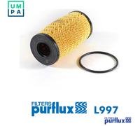 Purflux Oil Filter L997 6261840025 for Mercedes-Benz C-Class W205 OM 626.951
