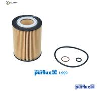 Purflux Oil Filter L999 for Alpina BMW - Fits 4.4L 8cyl - 11427506677/11427506678/11427511161