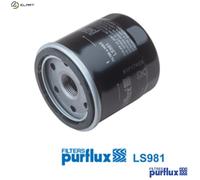 Oil filter Spin-on Filter LS981 PURFLUX for CHEVROLET AVEO / KALOS Saloon SPARK