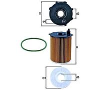 MAHLE ORIGINAL OX 171/2D1 Oil filter