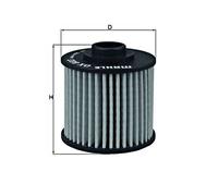Oil Filter MAHLE Fits YAMAHA MZ APRILIA SACHS Bt Mt Sr Srx Szr Tdm Tdr Tt 75-15