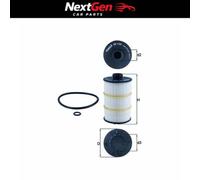 Oil Filter Mahle OX1123D for Audi A6 RS6 Quattro TFSi ACT 4.0 13-18