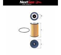 Oil Filter Mahle OX1161D for Mercedes-Benz C C63 AMG 6.2 07-14