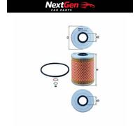 Oil Filter Mahle OX187D for BMW 3 M3 Cabrio Ci 3.2 01-06