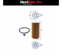 MAHLE Original Oil Filter OX201D - OE Fit for Mercedes A-Class/B-Class/Vaneo