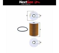 MAHLE Original Oil Filter OX 415D with Gasket – Fits Nissan Renault Opel Vauxhall