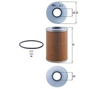 Oil filter MAHLE OX41D