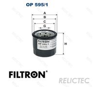 FILTRON OP 595/1 Oil filter