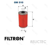Oil Filter MB Puch:W123,S123,C123,W460,KOMBI,G D192 5017049 5010234 93156611
