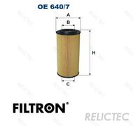 FILTRON OE 640/7 Oil filter