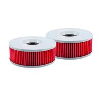 Oil Filter Motorbike Oil Filters 1/2/4pcs Motorcycle Oil Filter Fit For Yamaha Venture Royal XVZ 1200 1300 83-93 Vmax 1200 85-95 XS750(Red-2 pcs)