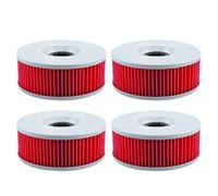Oil Filter Motorbike Oil Filters 1/2/4pcs Motorcycle Oil Filter Fit For Yamaha Venture Royal XVZ 1200 1300 83-93 Vmax 1200 85-95 XS750(Red-4 pcs)