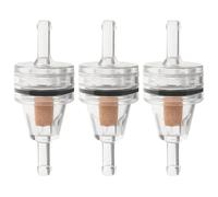 Oil Filter Motorcycle Copper Core Gasoline Filter Universal Gasoline Inline Car Motorcycle Fuel Filter Element Inline Fuel Filter(3pcs)