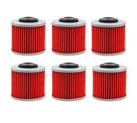 Oil Filter Motorcycle Oil Filter Fit For YAMAHA XVS1100A DRAGSTAR CLASSIC XVS250 XVS400 XVS650A YFM600 GRIZZLY XVS1100 Motorcycle filter(6 Pieces)