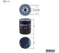 Oil filter Spin-on Filter OC 105 KNECHT for VW VOLVO ZETOR