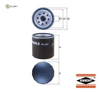 MAHLE OC 1051 Oil Filter