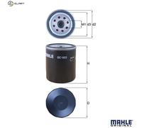 Mahle Original Oil Filter OC 1053 – Spin-on for VW Multivan Mk V / Caravelle Mk VI