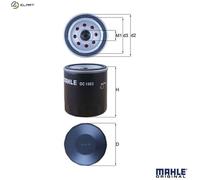 MAHLE OC 1063 Oil filter