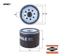 OIL FILTER OC 11 FOR RENAULT 12/Societe/Van/Break/Variable ENCORE TRAFIC/Bus