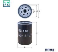 MAHLE OC 110 Oil filter