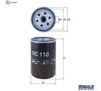 MAHLE OC 110 Oil filter