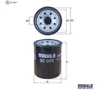 MAHLE OC 1177 Oil filter