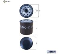 OIL FILTER OC 1183 FOR MAZDA 2 CX-5/SUV ROADSTER/Targa/IV CX-3/0 6/Van MX-5/RF