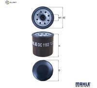 MAHLE OC 1183 Oil filter
