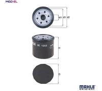 MAHLE OC 1253 Oil filter
