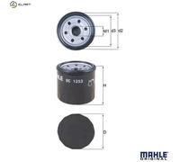 MAHLE OC 1253 Oil filter
