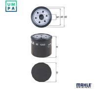 MAHLE OC 1253 Oil filter