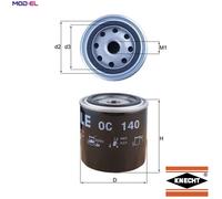 MAHLE OC 140 Oil filter