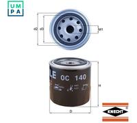 MAHLE OC 140 Oil filter
