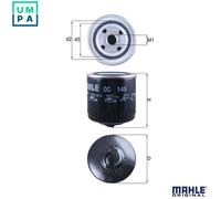 MAHLE OC 145 Oil filter
