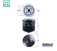 MAHLE Oil Filter Spin on - OC145