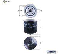 MAHLE OC 145 Oil filter