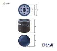 OIL FILTER OC 1566 FOR RENAULT SCENIC/III TALISMAN/Sport/Tourer/Grandtour VEL