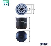 MAHLE Oil Filter Spin on OC1673