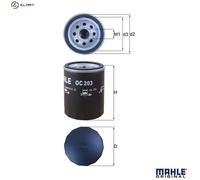 OIL FILTER OC 203 FOR CHERY MAZDA FORD P/BANTAM/ickup/COURIER/100/II MONDEO/Mk