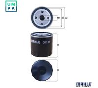 MAHLE OC 21 Oil Filter