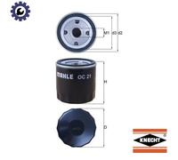 MAHLE OC 21 Oil Filter