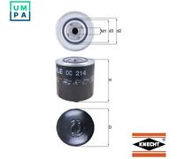 Oil Filter OC214 Mahle 069115561 5012554 9125224 069115561A A840X6714CA